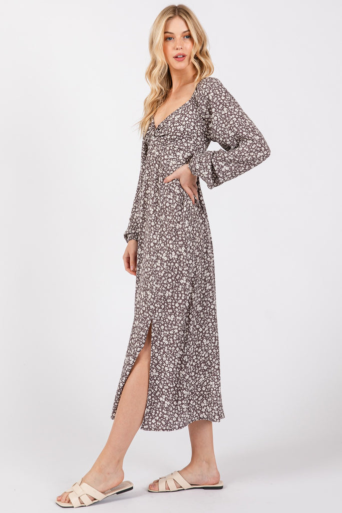 LONG SLEEVE MAXI DRESS