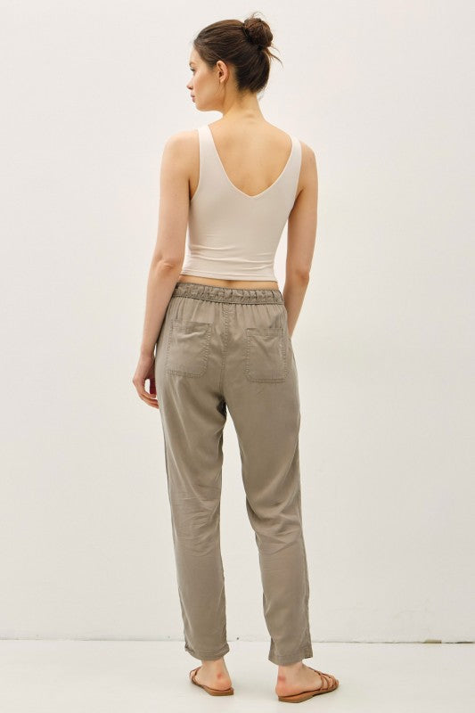 The Lara Tencel Ankle Pants