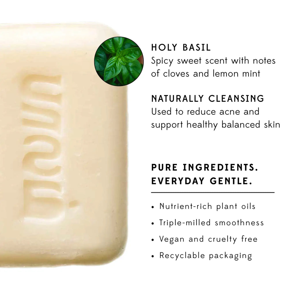 Holy Basil Handcrafted Soap Bar