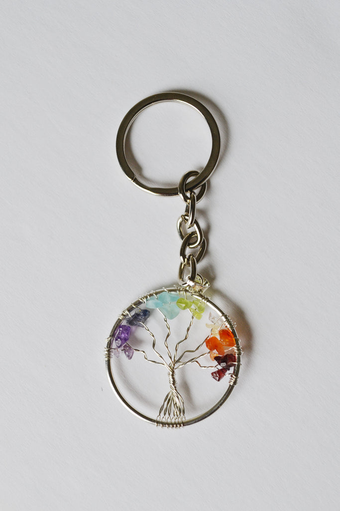 Chakra Tree of Life Keychain