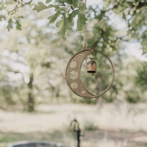 Devani Moon and Stars Bell Wind Chime