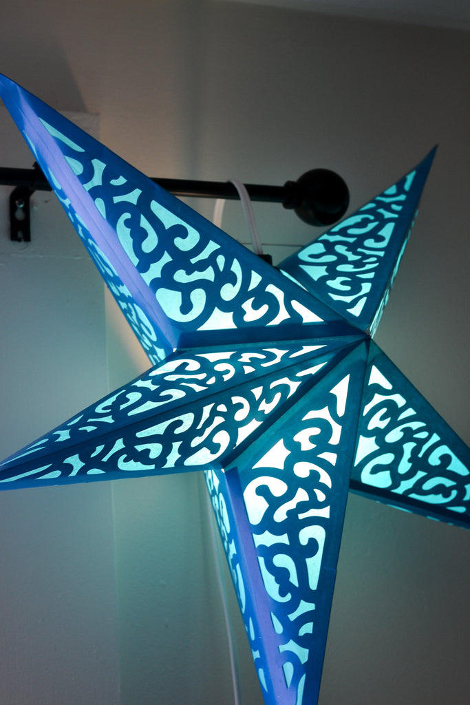 Blue Star Lantern