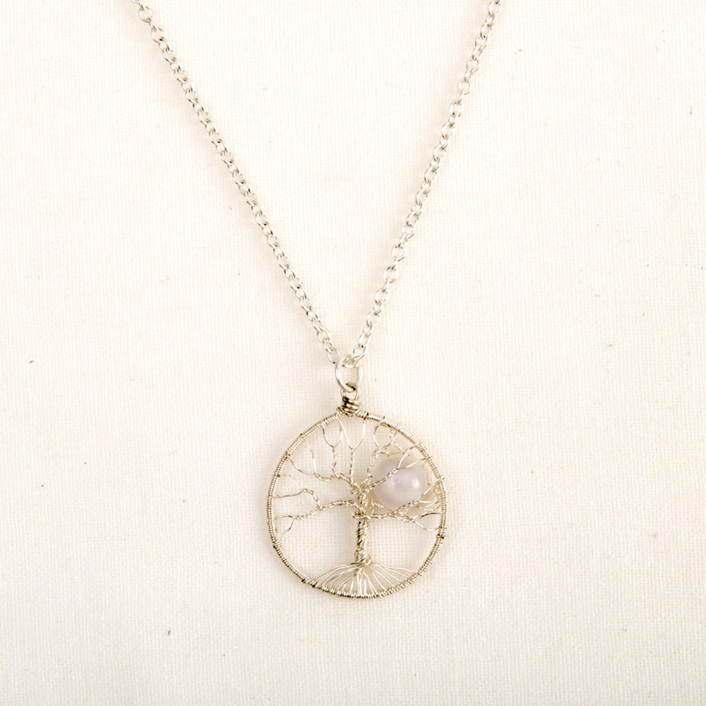 Tree of Life Moonstone Necklace